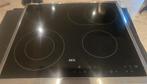 Kookplaat inbouw AEG, Elektronische apparatuur, Kookplaten, Ophalen, Keramisch, 4 kookzones, Zo goed als nieuw