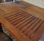 Teak tafel met 4 stoelen  merk Bristol, Comme neuf, Chaise, Enlèvement, 8 places