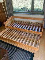Bedframe uittrekbaar, Huis en Inrichting, Ophalen, Verstelbaar, 90 cm, Bruin