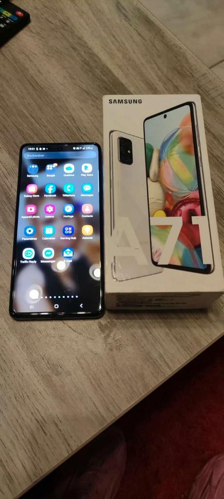 Samsung a71  blanc 128gb, Telecommunicatie, Mobiele telefoons | Samsung, Zo goed als nieuw, 128 GB, Zonder abonnement, Zonder simlock