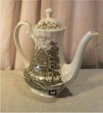 Prachtige Antieke Porseleine Koffiepot - Ridgway, Ophalen of Verzenden