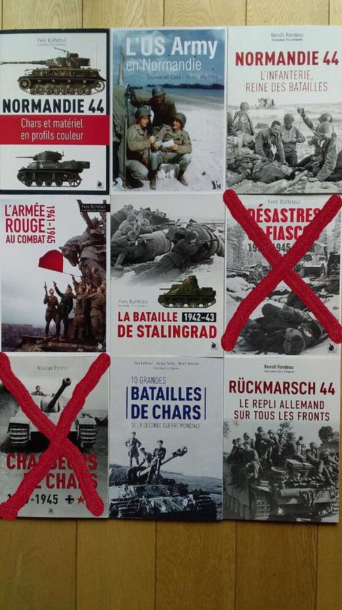 8 livres sur la seconde guerre mondiale (Ed.Ysec), Livres, Guerre & Militaire, Utilisé, Général, Deuxième Guerre mondiale, Enlèvement ou Envoi