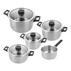 Demeyere Comfort 3 - 5 delige set, Huis en Inrichting, Keuken | Potten en Pannen, Ophalen, Pannenset, Keramische plaat, Nieuw