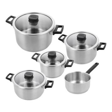 Demeyere Comfort 3 - 5 delige set, Neuf, Aluminium, Enlèvement, Plaque céramique