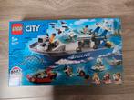 Lego 60277 (city) - Police Patrol Boat (Nieuw/Sealed), Comme neuf, Lego, Enlèvement ou Envoi