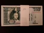 Mongolië: 10 Tugrik 50 biljetten UNC. 2011, Postzegels en Munten, Bankbiljetten | Azië, Setje, Verzenden, Zuid-Azië