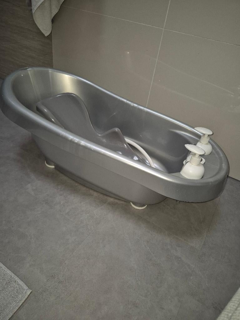 Bébéjou thermobad + newborn badzitje, Ophalen, Gebruikt, Badje, Bébé-jou