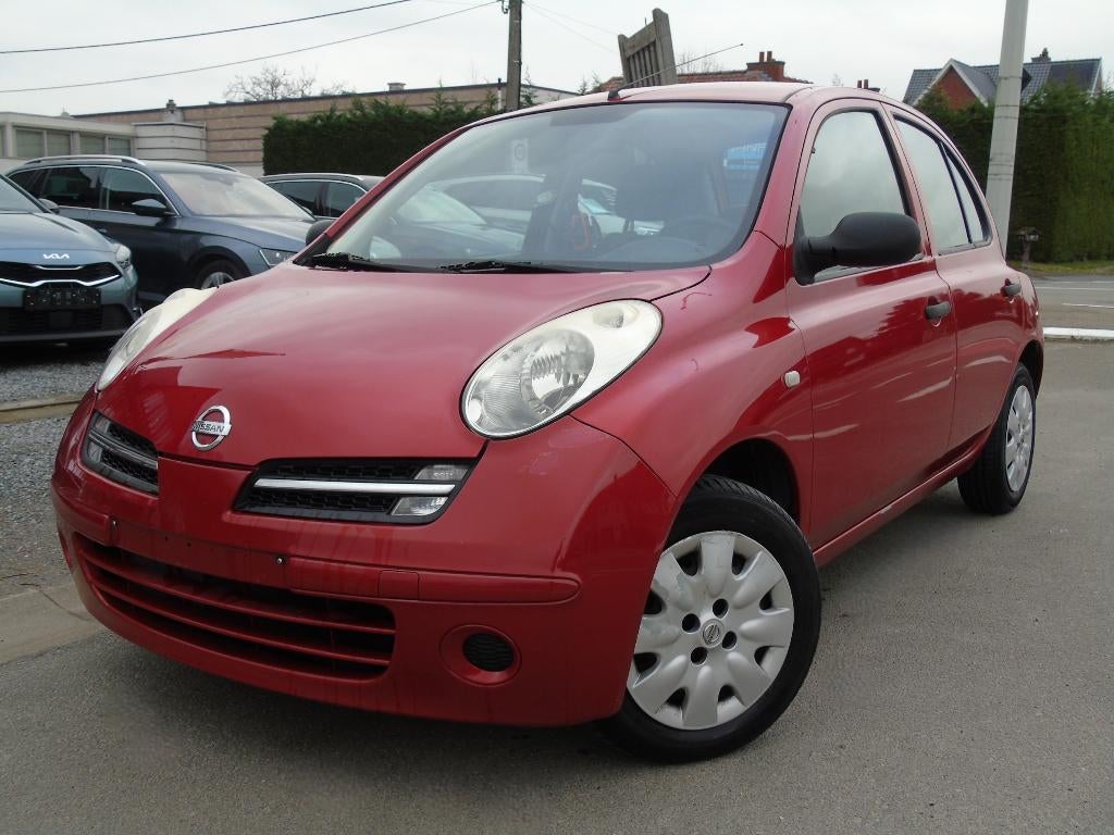 Nissan Micra 1.2 Benzine*05/2006*Airco *GEKEURD voor VERKOOP, Autos, Rouge, Achat, Entreprise, Boîte manuelle