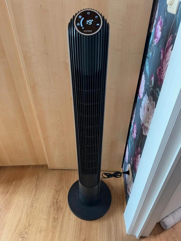 Koenic Torenventilator KTF 45322 B – Zwart, Electroménager, Ventilateurs, Comme neuf, Ventilateur tour, Enlèvement