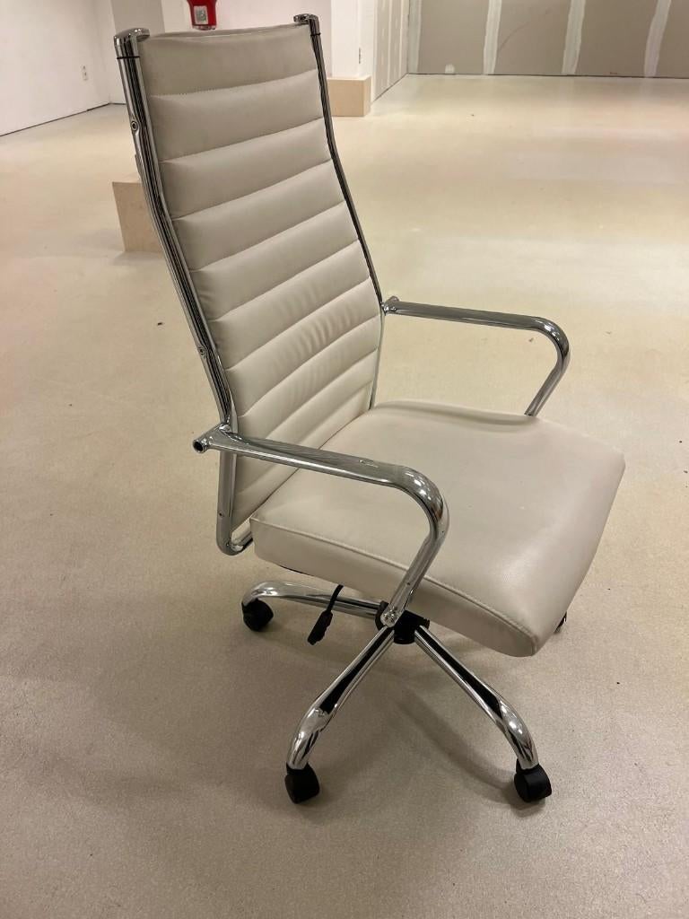 BUREAUSTOEL SIGMA, Maison & Meubles, Chaises de bureau, Utilisé, Chaise de bureau, Blanc, Ergonomique, Enlèvement