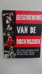BOEK : GESCHIEDENIS VAN DE ROCK MUZIEK, Ophalen of Verzenden, Zo goed als nieuw, Artiest