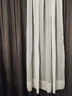 Gordijnen, Ophalen, Wit, 50 tot 100 cm, Zo goed als nieuw