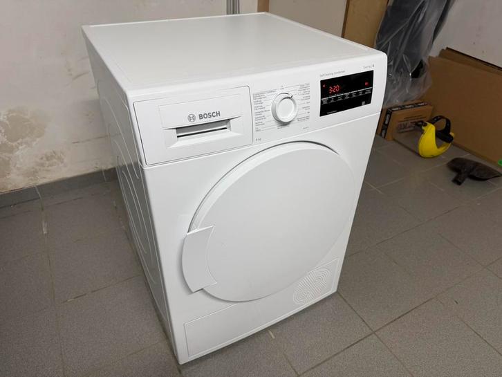 Bosch A+++ warmtepompdroger, Elektronische apparatuur, Droogkasten, Zo goed als nieuw, Condens, Voorlader, 6 tot 8 kg, Anti-kreukfase