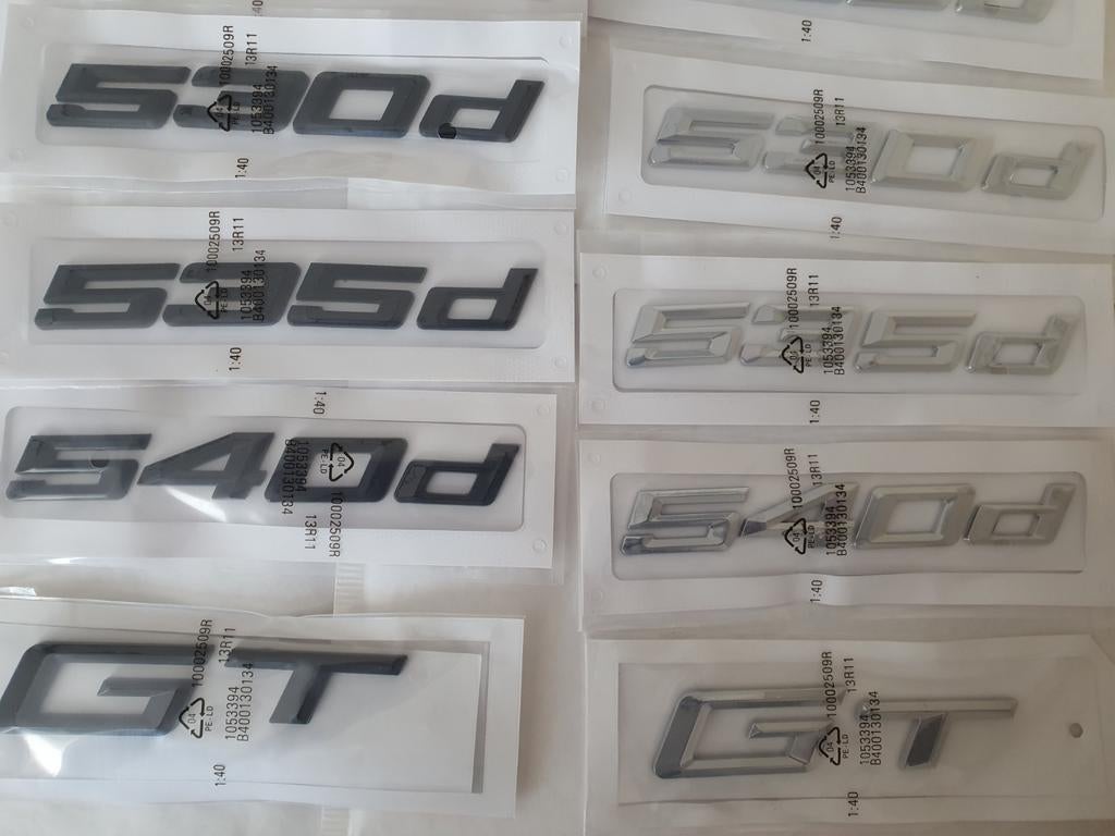 Bmw koffer logo 525d 530d 535d 540d 530e 520i 523i 528i Gt, Achterklep, Nieuw, Ophalen of Verzenden, Achter