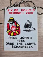 Carnaval medaille Schaerbeek 1985, Ophalen of Verzenden