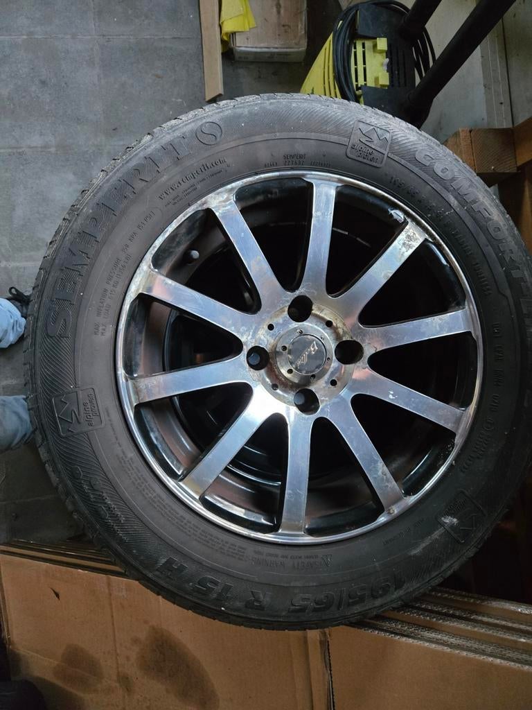 4x108 15 inch et27 OPMAAKSET, Autos : Pièces & Accessoires, Pneus & Jantes, Enlèvement, 15 pouces, Pneu(s)