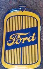 Ford emaillen reclame decoratie bord mancave garage showroom, Verzamelen, Ophalen of Verzenden, Zo goed als nieuw, Reclamebord