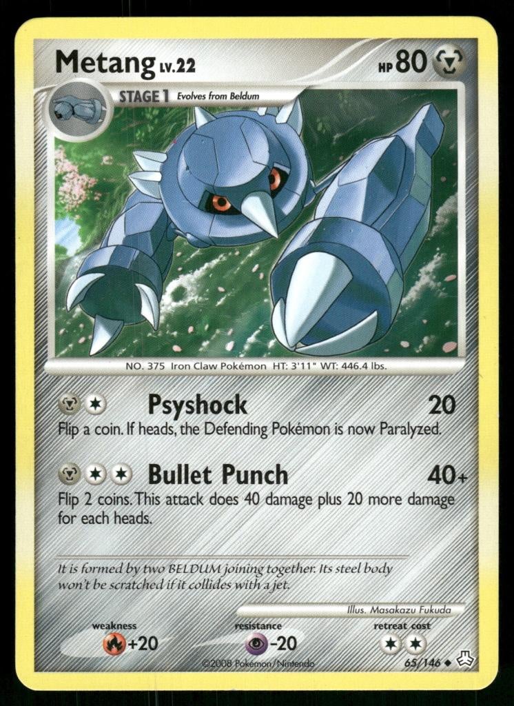 Metang 65/146 - Legends Awakened, Hobby en Vrije tijd, Verzamelkaartspellen | Pokémon, Gebruikt, Verzenden