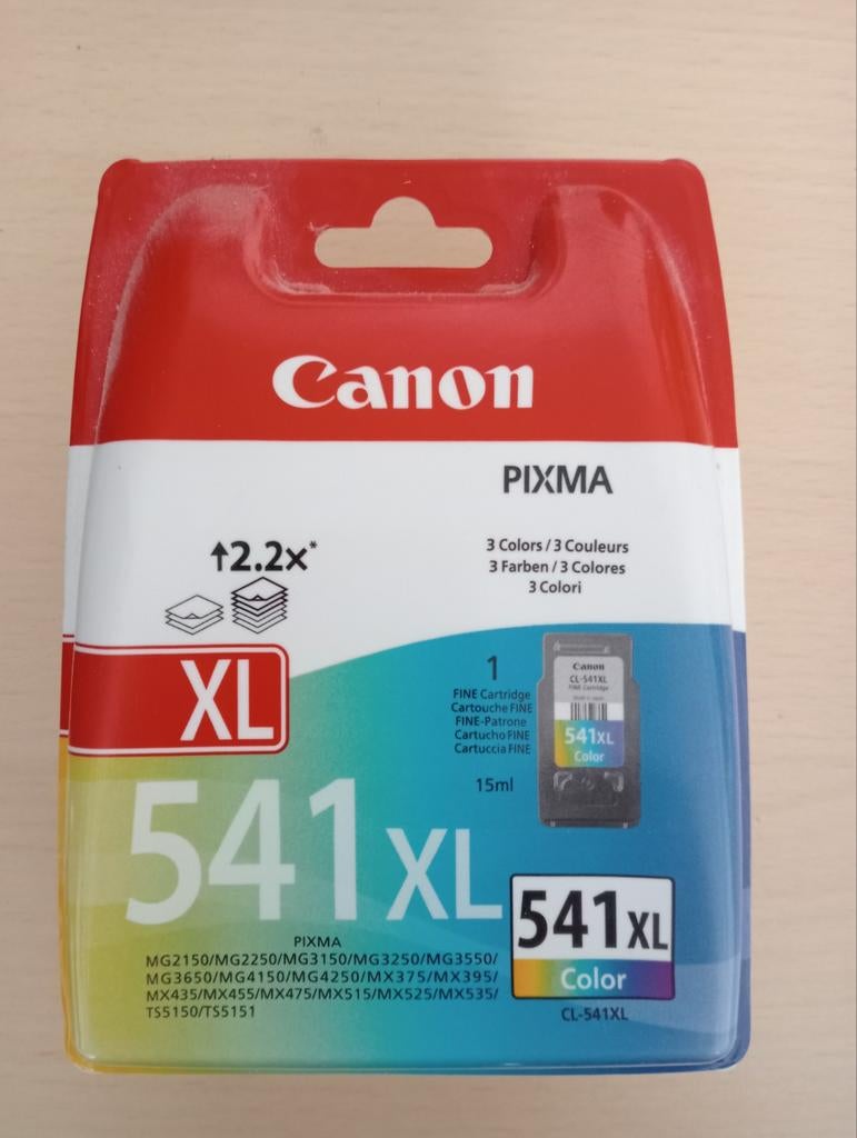 Cartouche canon 541xl, Enlèvement