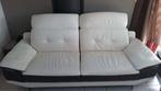 Salon cuir blanc, Quatre personnes ou plus, Banc droit, Enlèvement, Utilisé