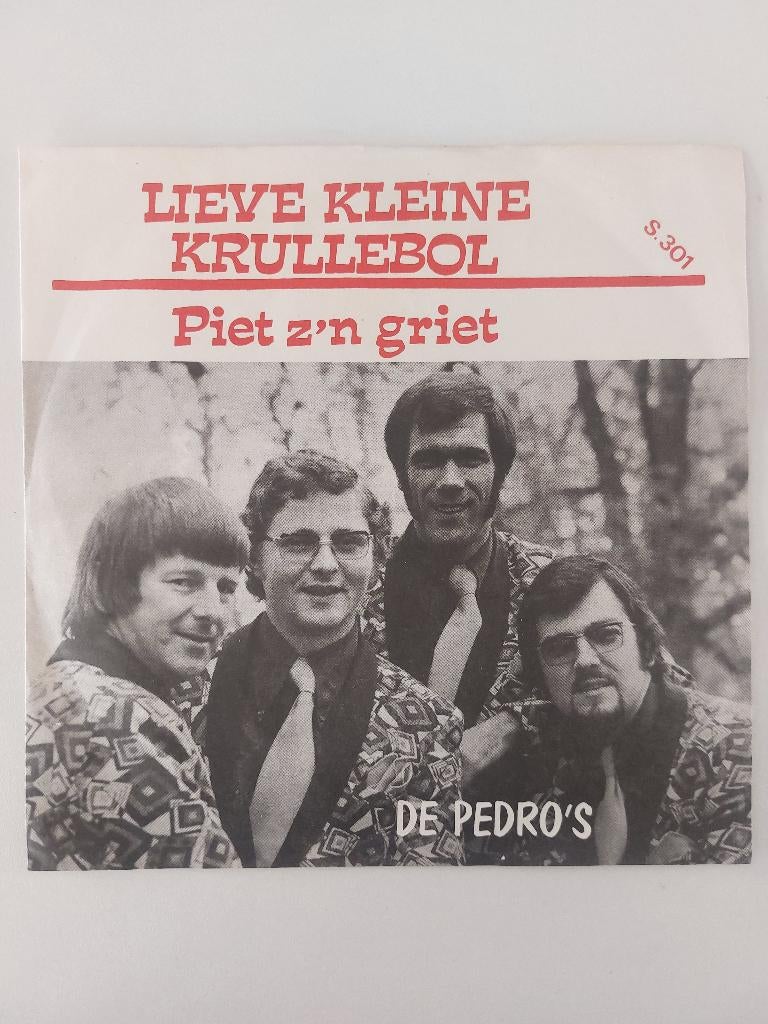 De Pedro's - Lieve Kleine Krullebol / Piet Z'n Griet (1972), CD & DVD, Vinyles Singles, Pressage original, Enlèvement ou Envoi