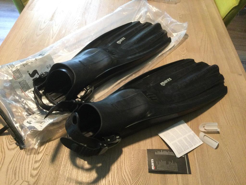 Nieuwe Mares Superchannel Black size XL - Ecocheques, Enlèvement ou Envoi, Neuf, Palmes de natation ou de plongée