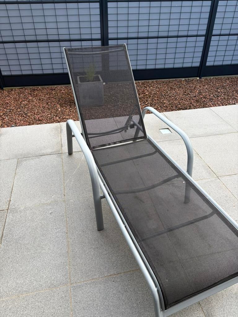 Ligstoelen, Ophalen, Zo goed als nieuw, Aluminium, Verstelbaar