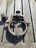 Heurtoir de porte vintage en laiton massif, Enlèvement