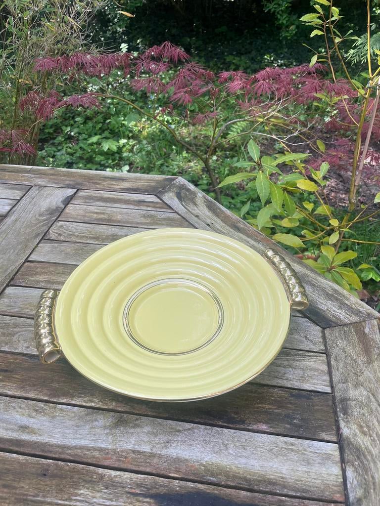 Plat jaune Boch, Antiquités & Art, Enlèvement ou Envoi