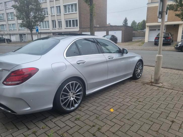 Mercedes C 220 Automaat Pano Amg, Auto's, Mercedes-Benz, Particulier, C-Klasse, Diesel, Euro 6, Automaat, Zilver of Grijs, Ophalen