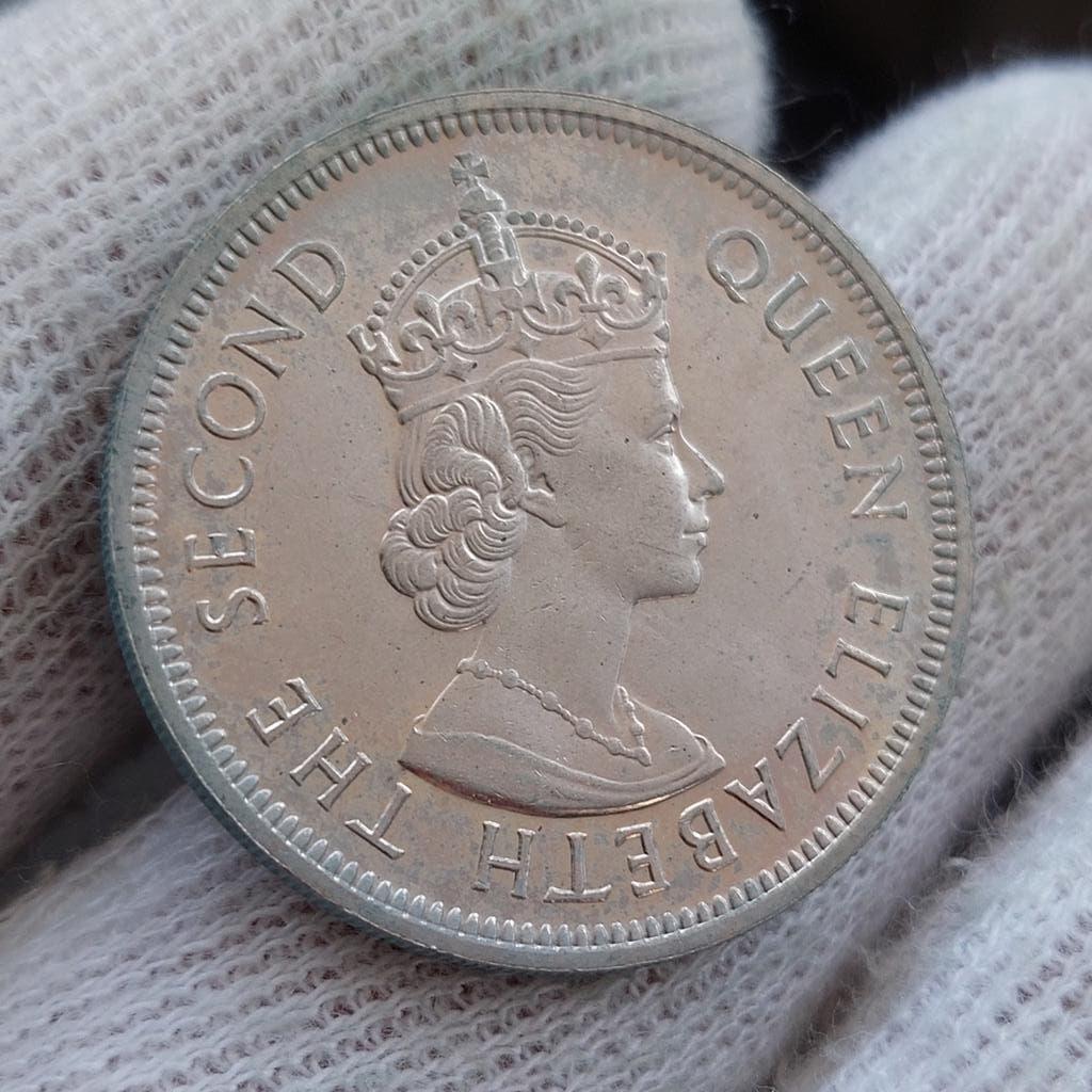 Munt / Seychellen / One roepie / 1972 / UNC / 120.000 ex, Postzegels en Munten, Munten | Oceanië, Ophalen of Verzenden, Losse munt