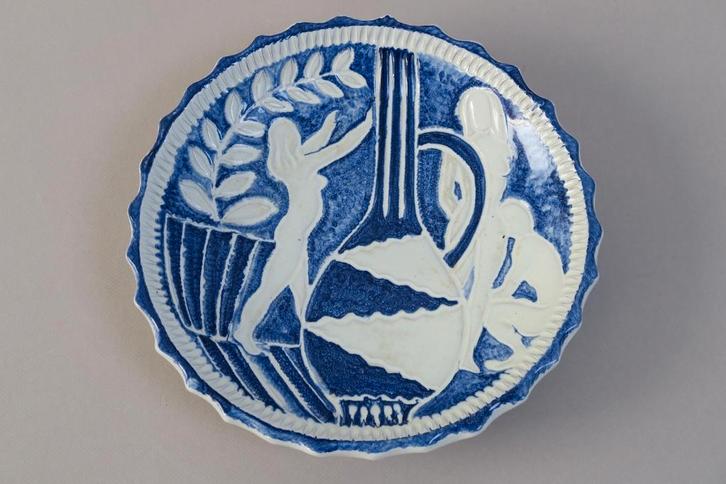 Plat en céramique H TILGMAN Leif Ueland 1952, Antiquités & Art, Antiquités | Céramique & Poterie, Enlèvement ou Envoi