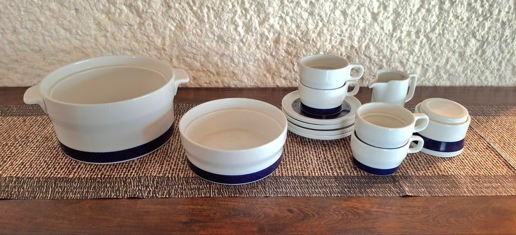 Koffieservies voor 4 personen, Maison & Meubles, Cuisine | Vaisselle, Enlèvement, Comme neuf, Récipient(s)