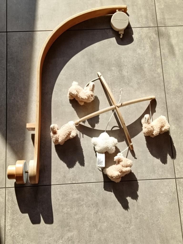 Little dutch baby bunny muziek mobiel, Ophalen, Zo goed als nieuw, Mobiel, Met geluid