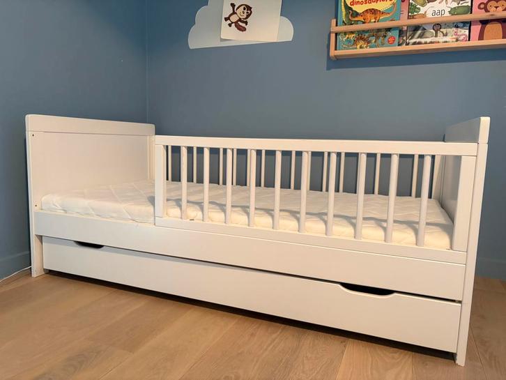 Peuterbed Petite Amélie, Enfants & Bébés, Chambre d'enfant | Lits, Utilisé, Moins de 140 cm, Moins de 70 cm, Sommier à lattes