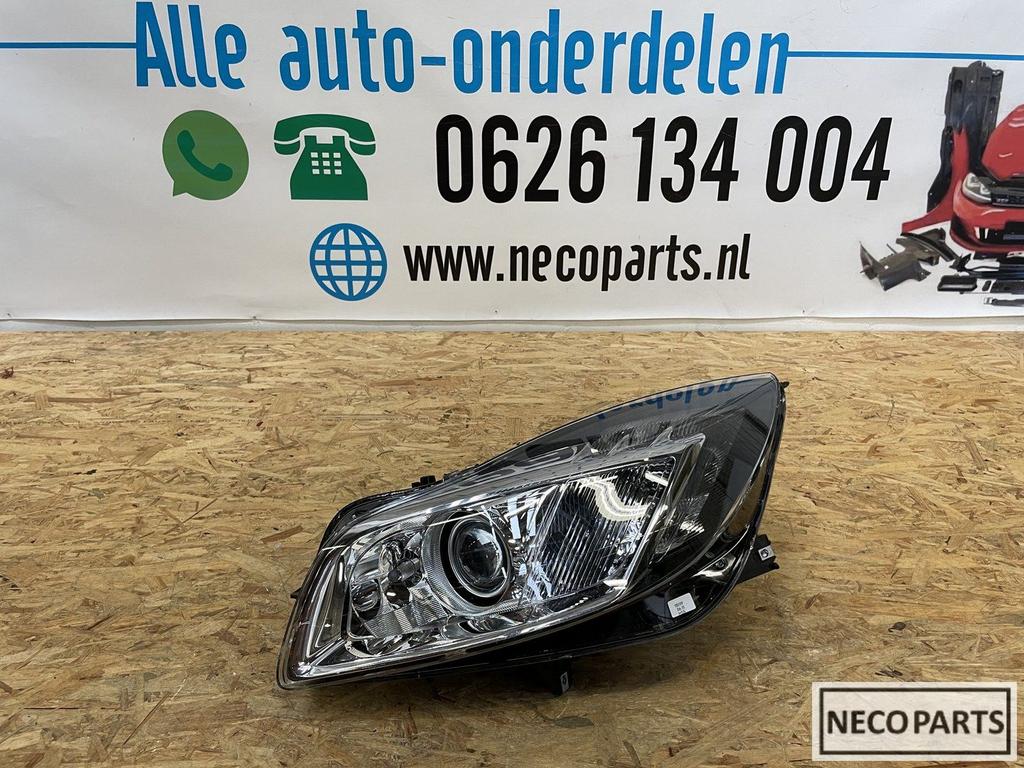 OPEL INSIGNIA XENON KOPLAMP LINKS ORIGINEEL, Gebruikt, -, -, Opel