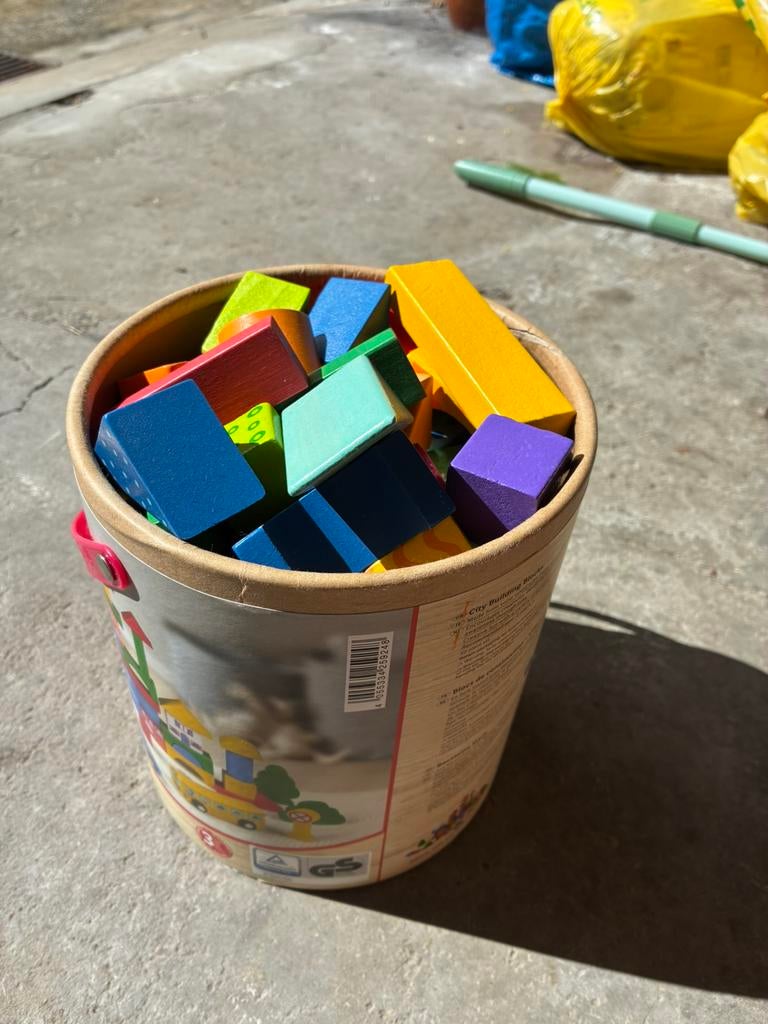 Blokken speelgoed, Ophalen, Zo goed als nieuw