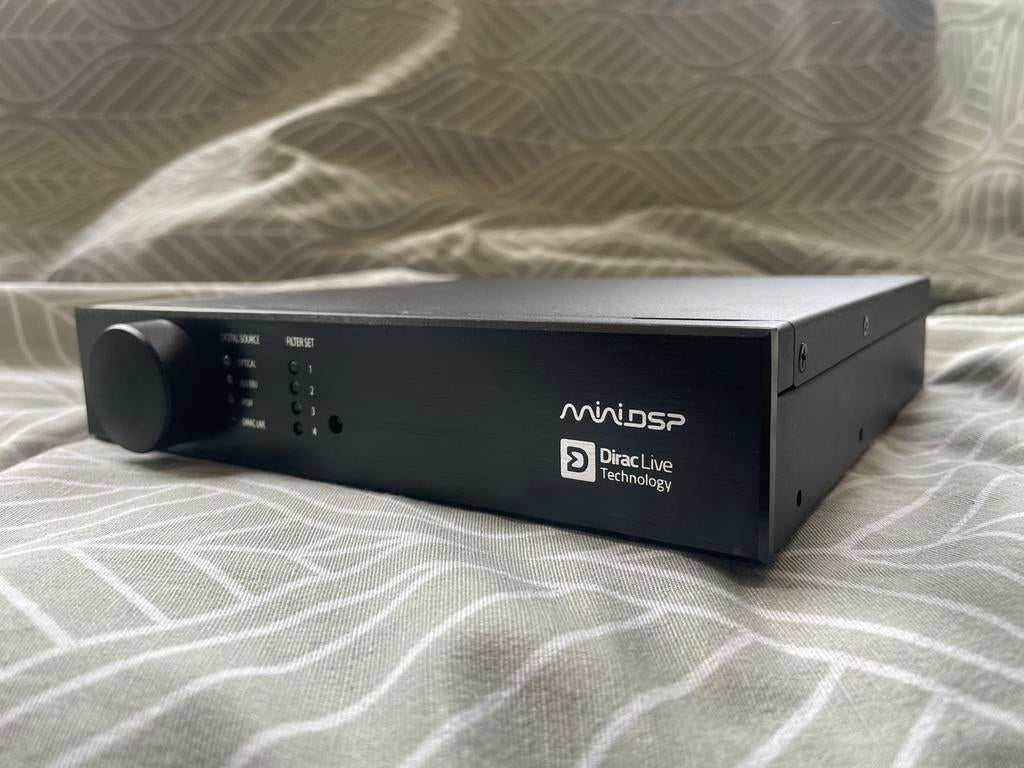 Minidsp ddrc-22d dirac live  +  micro de calibration umik-1, Ophalen of Verzenden