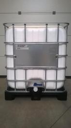 Cuve IBC 1000 litres blanche opaque occastion rénovée, 150 litres ou plus, Comme neuf, Synthétique, Enlèvement