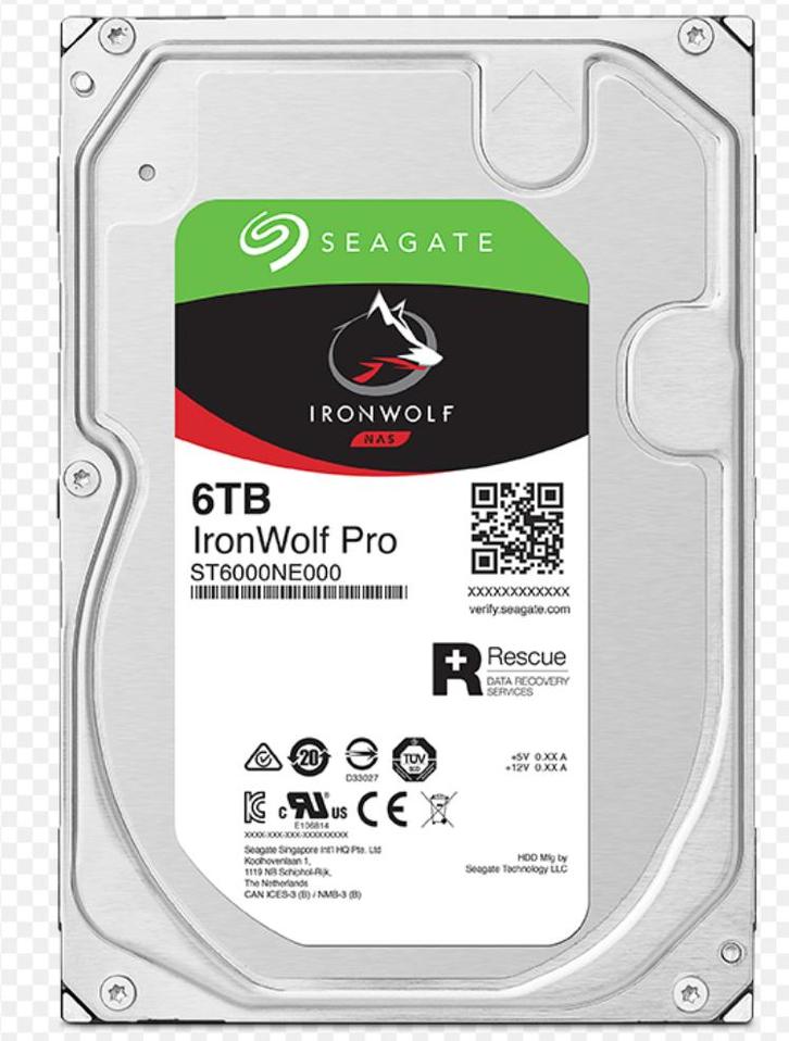 Seagate IronWolf Pro 6TB NAS HDD – 7200 RPM, 256MB cache, Informatique & Logiciels, Disques durs, Comme neuf, Desktop, Interne