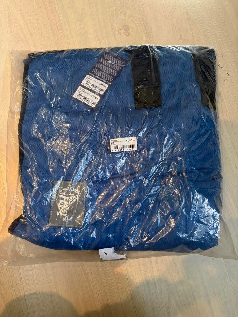 Vliegendeken, Animaux & Accessoires, Chevaux & Poneys | Couvertures & Couvre-reins, Neuf, Bleu, 0 g, Couverture anti-mouches