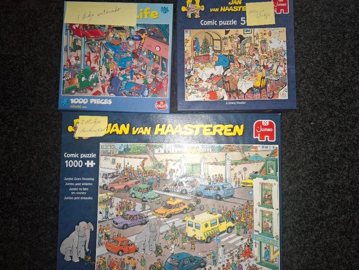 puzzels that's life, Hobby en Vrije tijd, Denksport en Puzzels, Gebruikt, Legpuzzel, 500 t/m 1500 stukjes, Ophalen