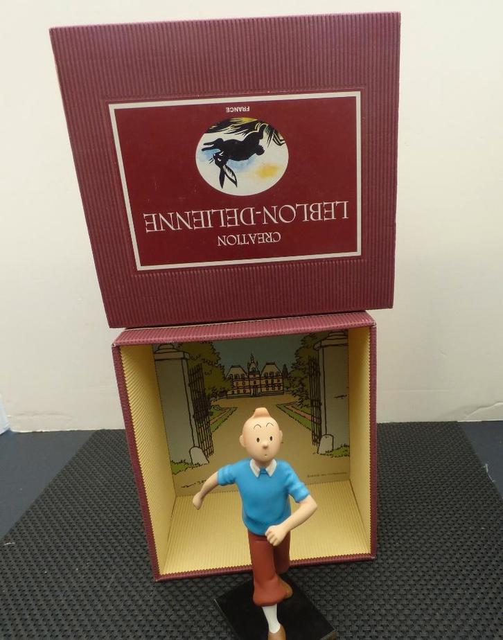 Tintin Statuette Les bijoux de la Castafiore 1995, Collections, Personnages de BD, Comme neuf, Statue ou Figurine, Tintin, Enlèvement ou Envoi
