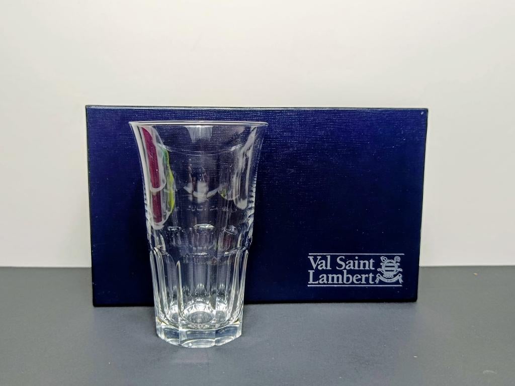 Val Saint Lambert: 6 Long Drink. Série Montana., Antiek en Kunst, Antiek | Glaswerk en Kristal, Ophalen of Verzenden