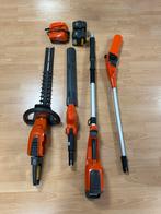 Husqvarna tuinmateriaal elektrisch op batterij, Jardin & Terrasse, Taille-haies, Enlèvement, Comme neuf, Électrique