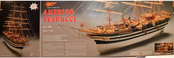 Vespucci-model van New America, Hobby en Vrije tijd, Modelbouw | Boten en Schepen, Nieuw, Ophalen of Verzenden