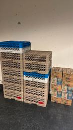 Wijnglazen in korven - 588 glazen, Ophalen, Zo goed als nieuw