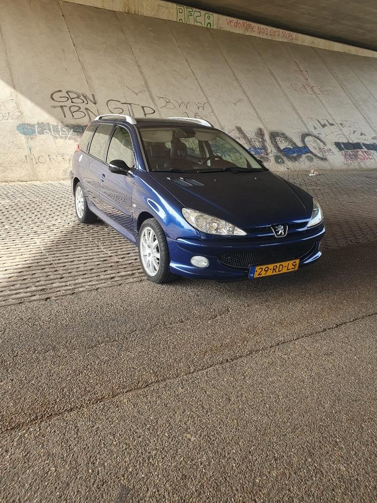 Peugeot 206 2.0 16V SW GTI 2005 Blauw 138xxx NAP, Auto's, Peugeot, Blauw, Particulier, Blauw, Te koop