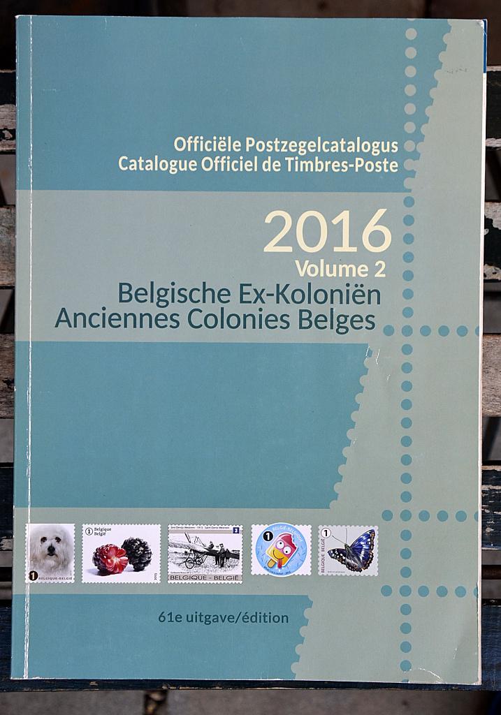 Catalogue philatélique officiel des anciennes colonies belge, Enlèvement ou Envoi, Catalogue