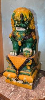 Een grote chinese sancai ,Foo lion, h 45 cm,ming stijle, Antiek en Kunst, Ophalen